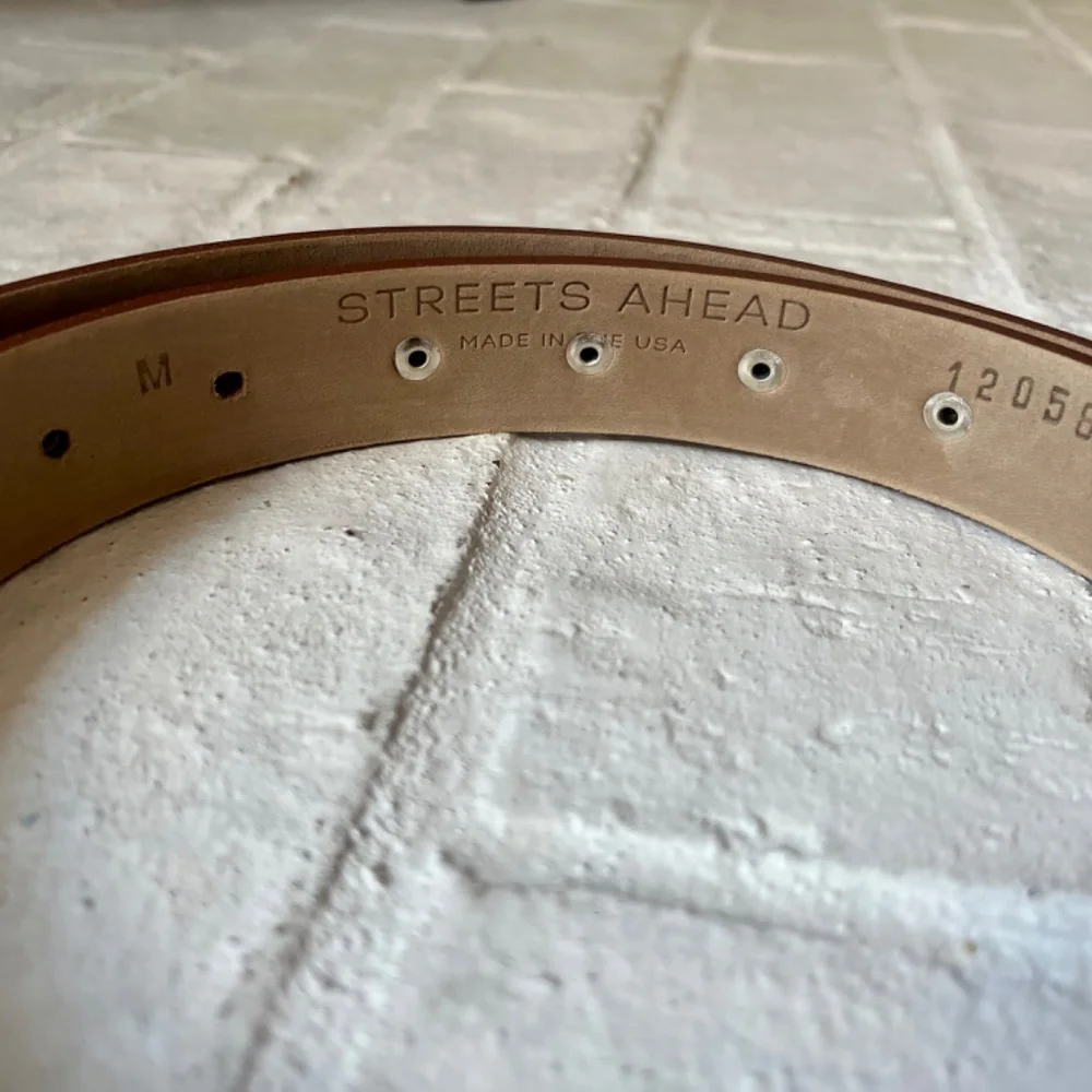 Streets Ahead (made in USA) leather belt (medium) style 12058 - Picture 2 of 3